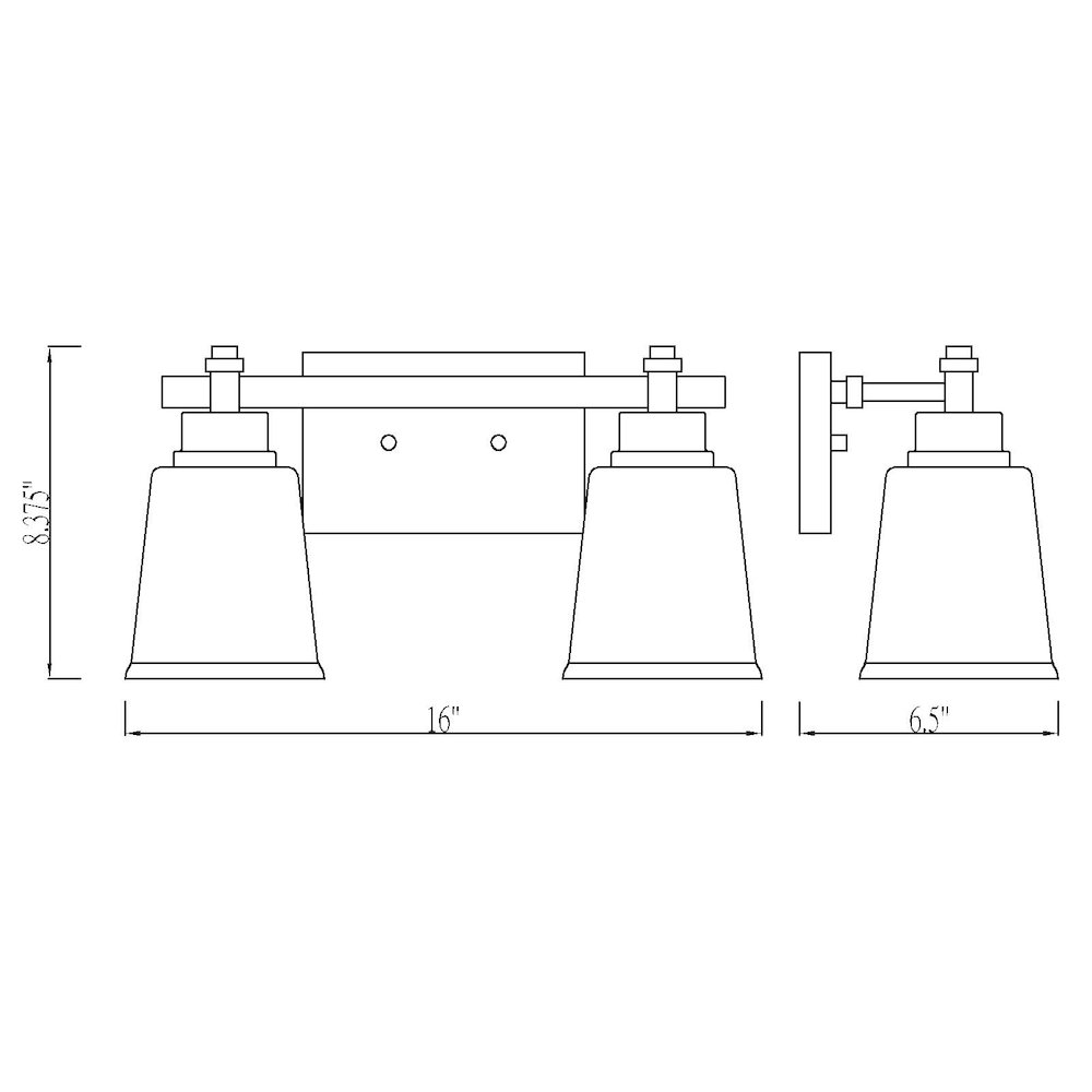 Z-Lite 2 Light Vanity. Picture 8