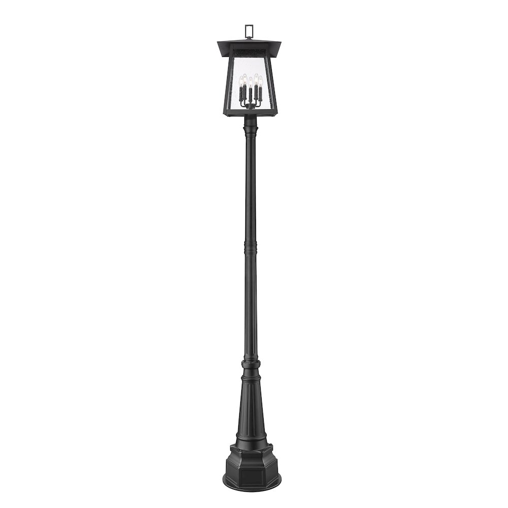Z-Lite 5 Light Outdoor Post Mounted Fixture. Picture 3