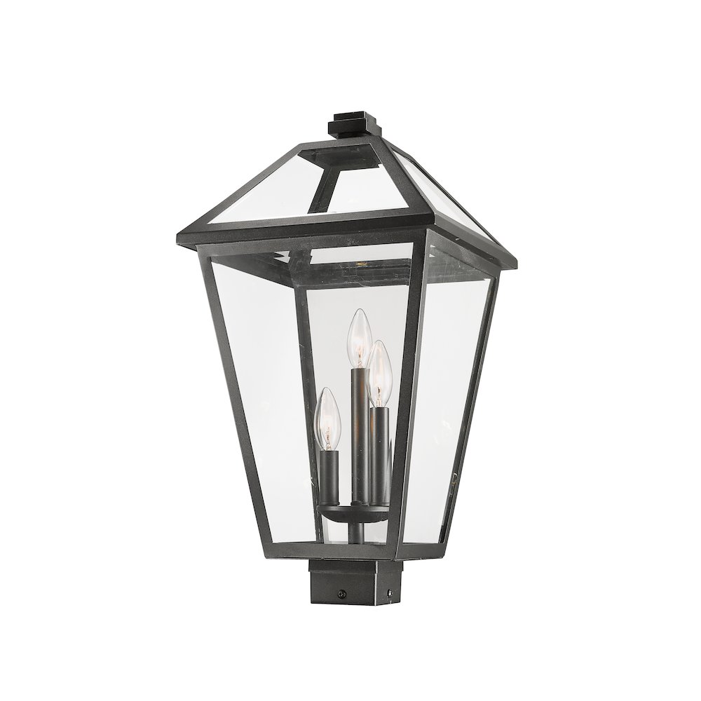 Z-Lite 3 Light Outdoor Post Mount Fixture. Picture 2