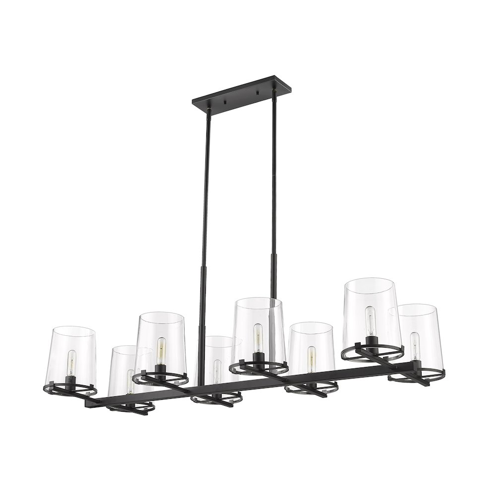 Z-Lite 8 Light Linear Chandelier. Picture 5