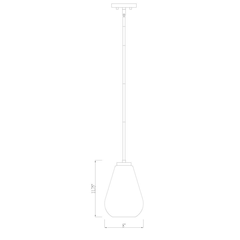 Z-Lite 1 Light Pendant. Picture 8