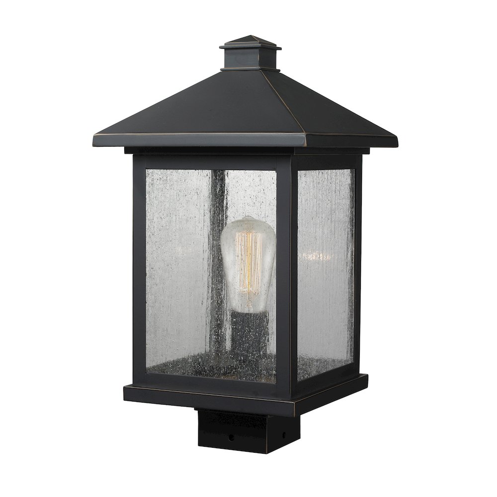 Z-Lite 1 Light Outdoor Post Mount Fixture. Picture 1