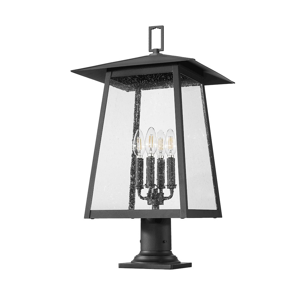 Z-Lite 4 Light Outdoor Pier Mounted Fixture. Picture 5