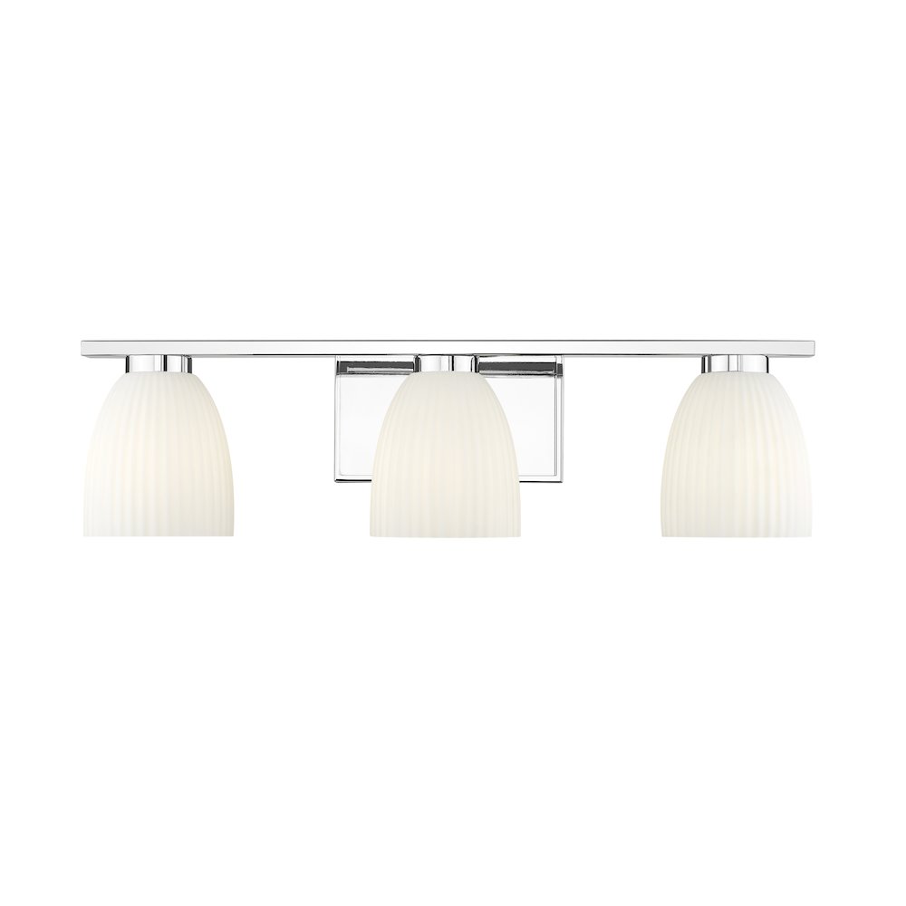 Z-Lite Naya 3 Light Vanity in Chrome color, Steel frame. Picture 2