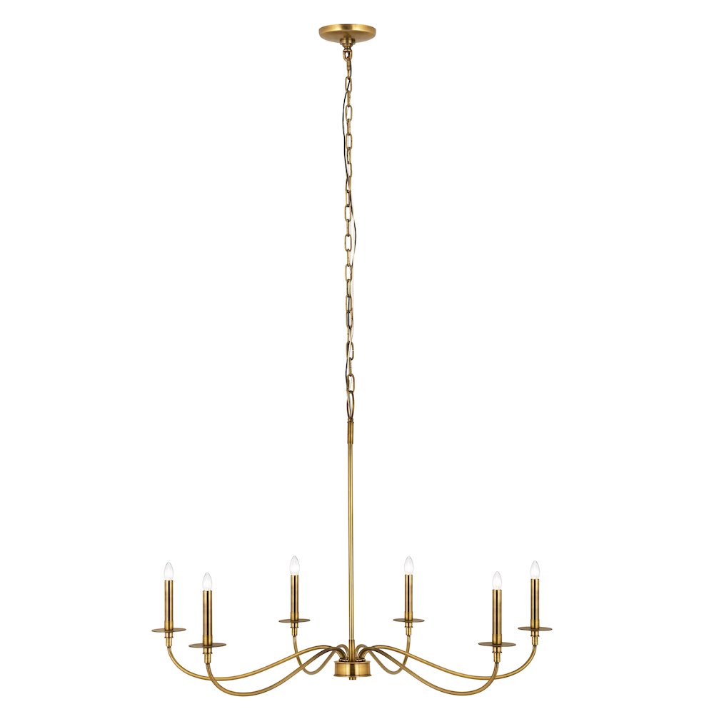 Z-Lite 6 Light Chandelier. Picture 1