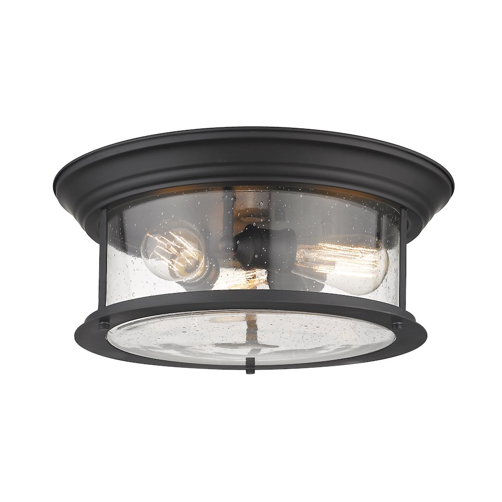 Z-Lite 3 Light Flush Mount. Picture 1