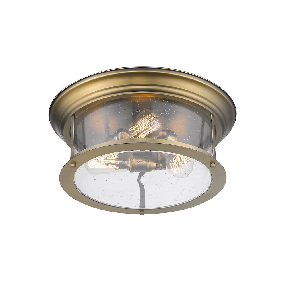 Z-Lite 3 Light Flush Mount. Picture 3