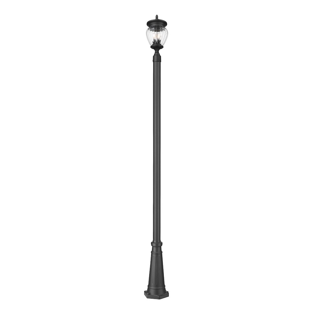 Z-Lite 3 Light Outdoor Post Mounted Fixture. Picture 2