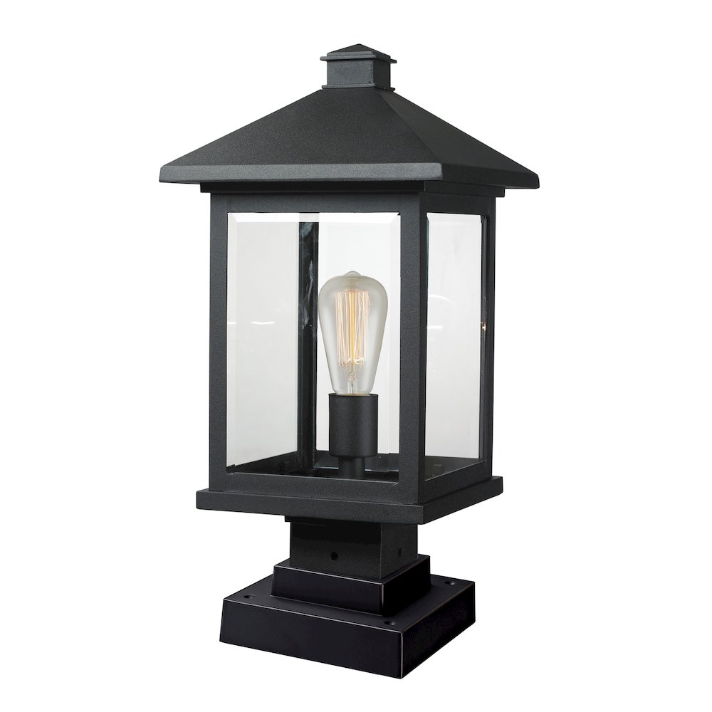 Z-Lite 1 Light Outdoor Pier Mounted Fixture. Picture 1