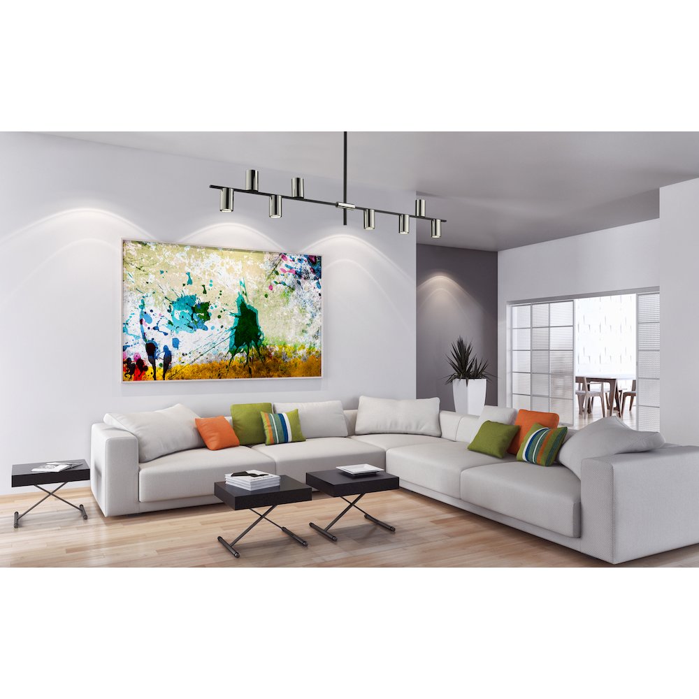 Z-Lite 8 Light Linear Chandelier. Picture 7