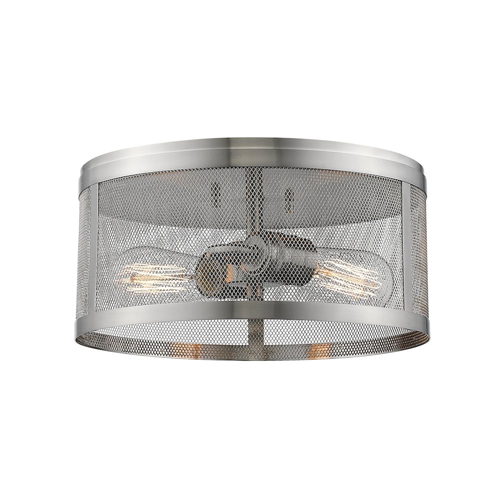 Z-Lite 2 Light Flush Mount. Picture 1