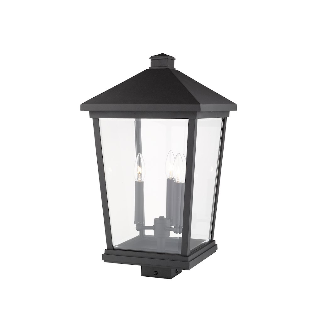 Z-Lite 3 Light Outdoor Post Mount Fixture. Picture 3
