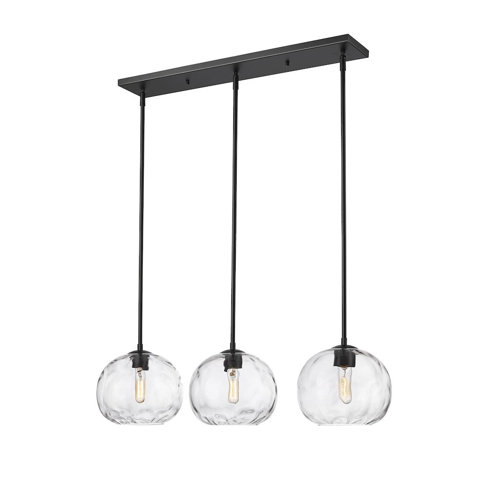 Z-Lite 3 Light Linear Chandelier. Picture 3