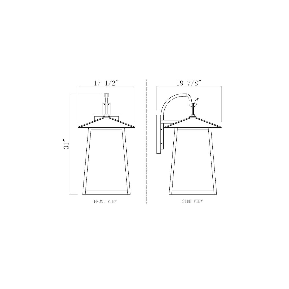 Z-Lite 6 Light Outdoor Wall Light. Picture 8
