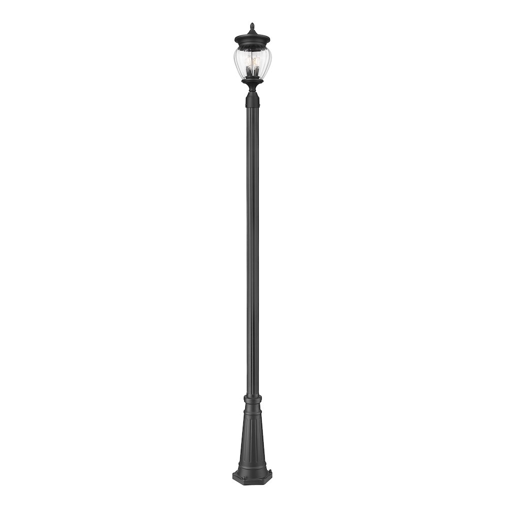 Z-Lite 3 Light Outdoor Post Mounted Fixture. Picture 1