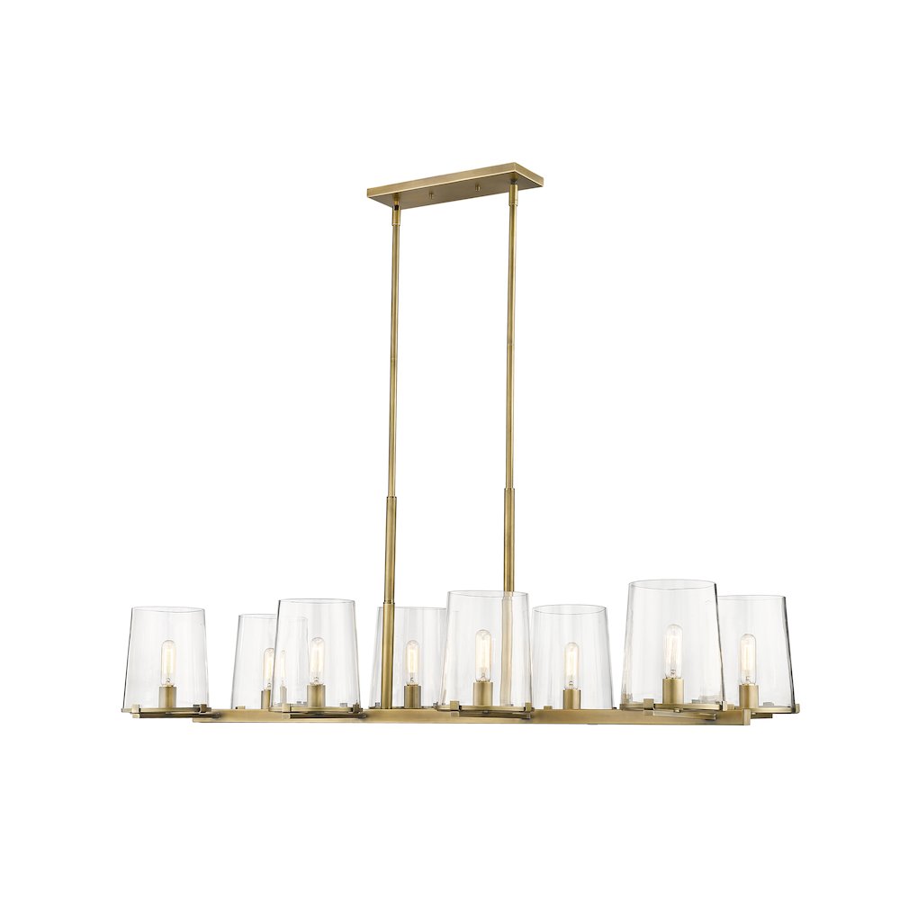 Z-Lite 8 Light Linear Chandelier. Picture 3