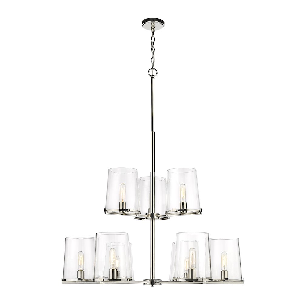 Z-Lite 9 Light Chandelier. Picture 2