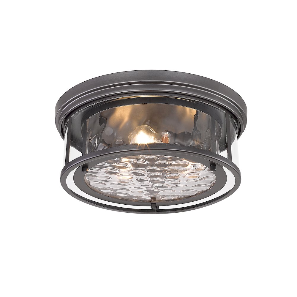 Z-Lite 3 Light Flush Mount. Picture 3