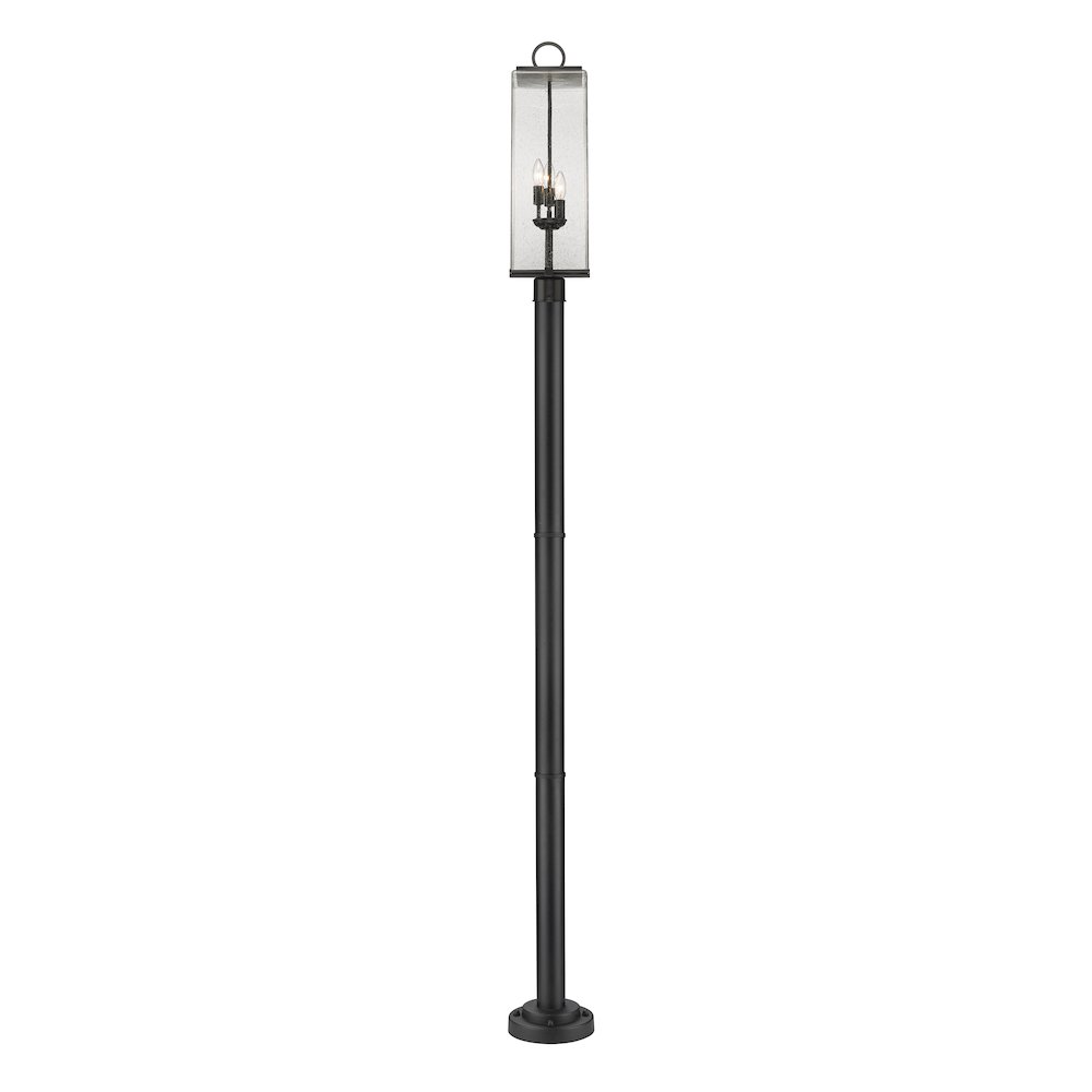 Z-Lite 3 Light Outdoor Post Mounted Fixture. Picture 3