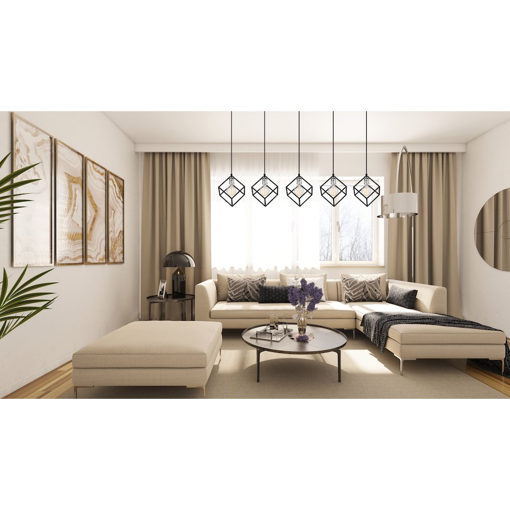 Z-Lite 5 Light Chandelier. Picture 7