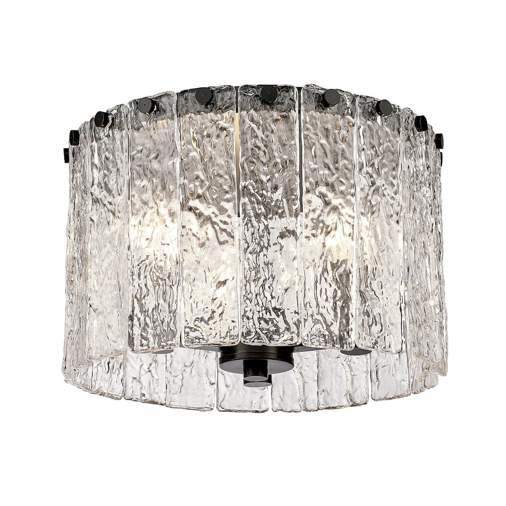 Z-Lite 3 Light Flush Mount. Picture 3