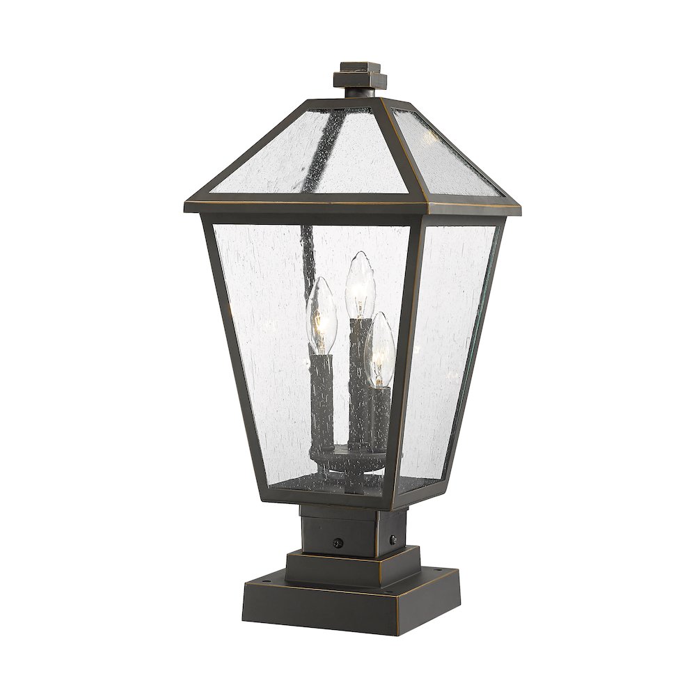 Z-Lite 3 Light Outdoor Pier Mounted Fixture. Picture 1