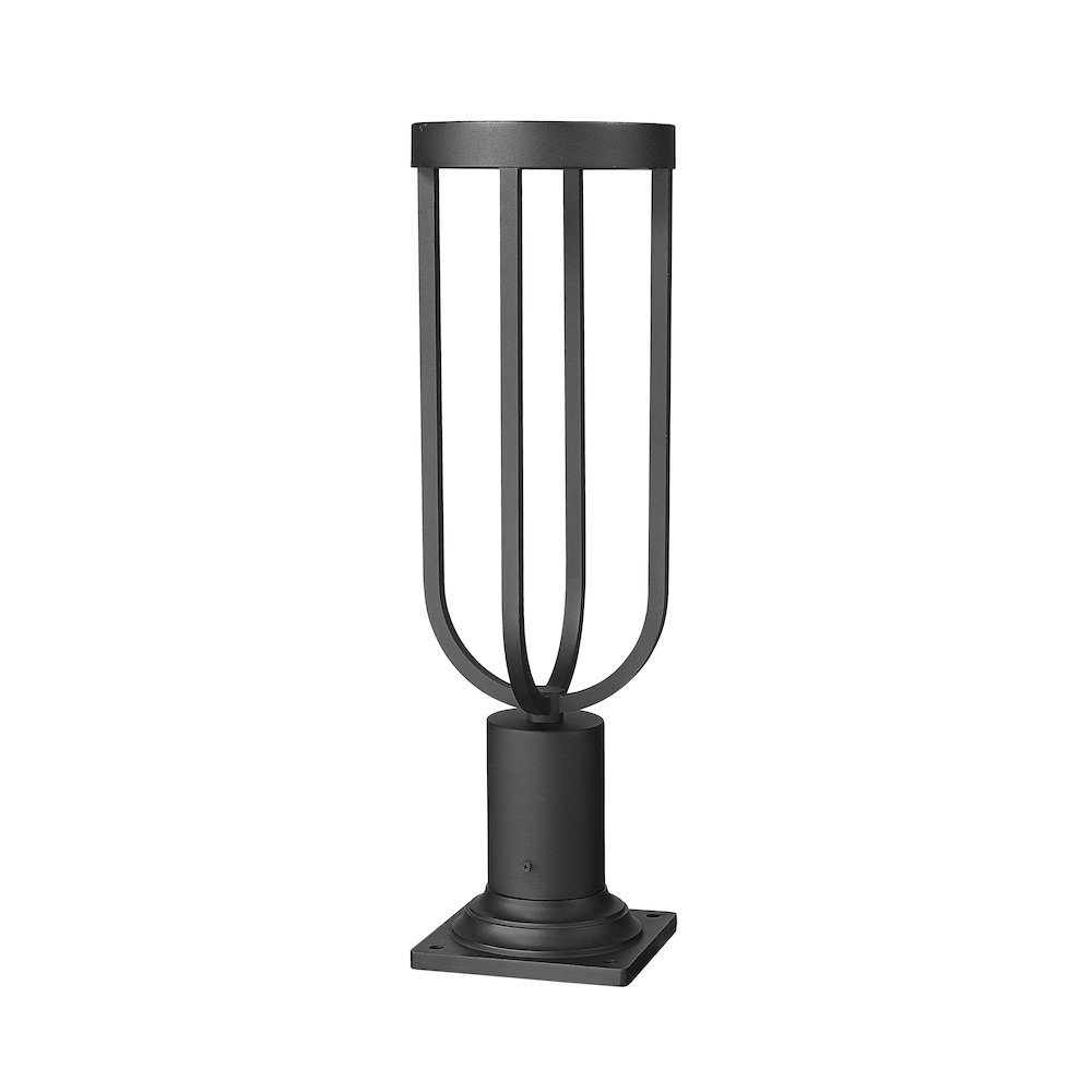 Z-Lite 1 Light Outdoor Pier Mounted Fixture. Picture 3