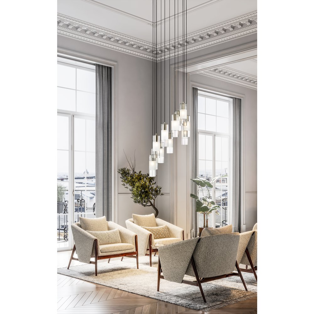 Z-Lite 11 Light Chandelier. Picture 7