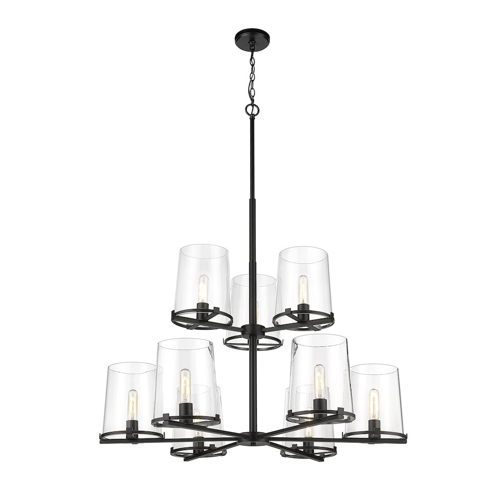 Z-Lite 9 Light Chandelier. Picture 1