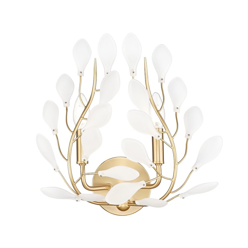 Z-Lite 2 Light Wall Sconce, Modern Gold. Picture 2