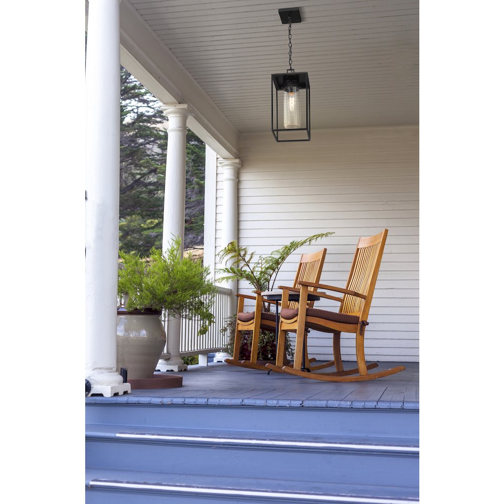 Z-Lite 1 Light Outdoor Chain Mount Ceiling Fixture. Picture 7