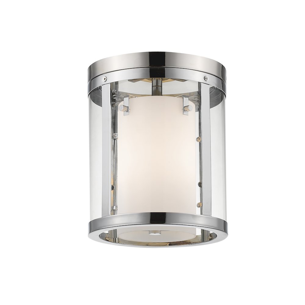Z-Lite 3 Light Flush Mount. Picture 1