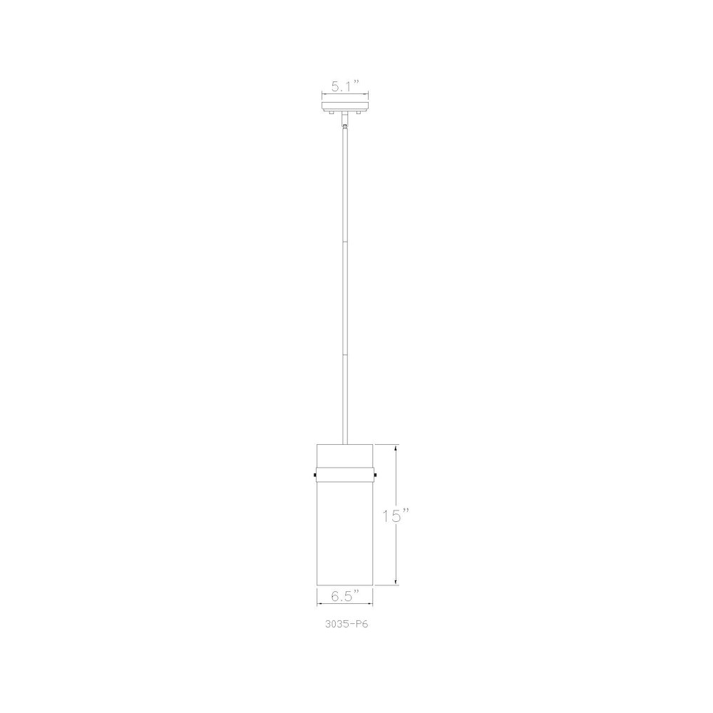 Z-Lite 1 Light Pendant. Picture 8