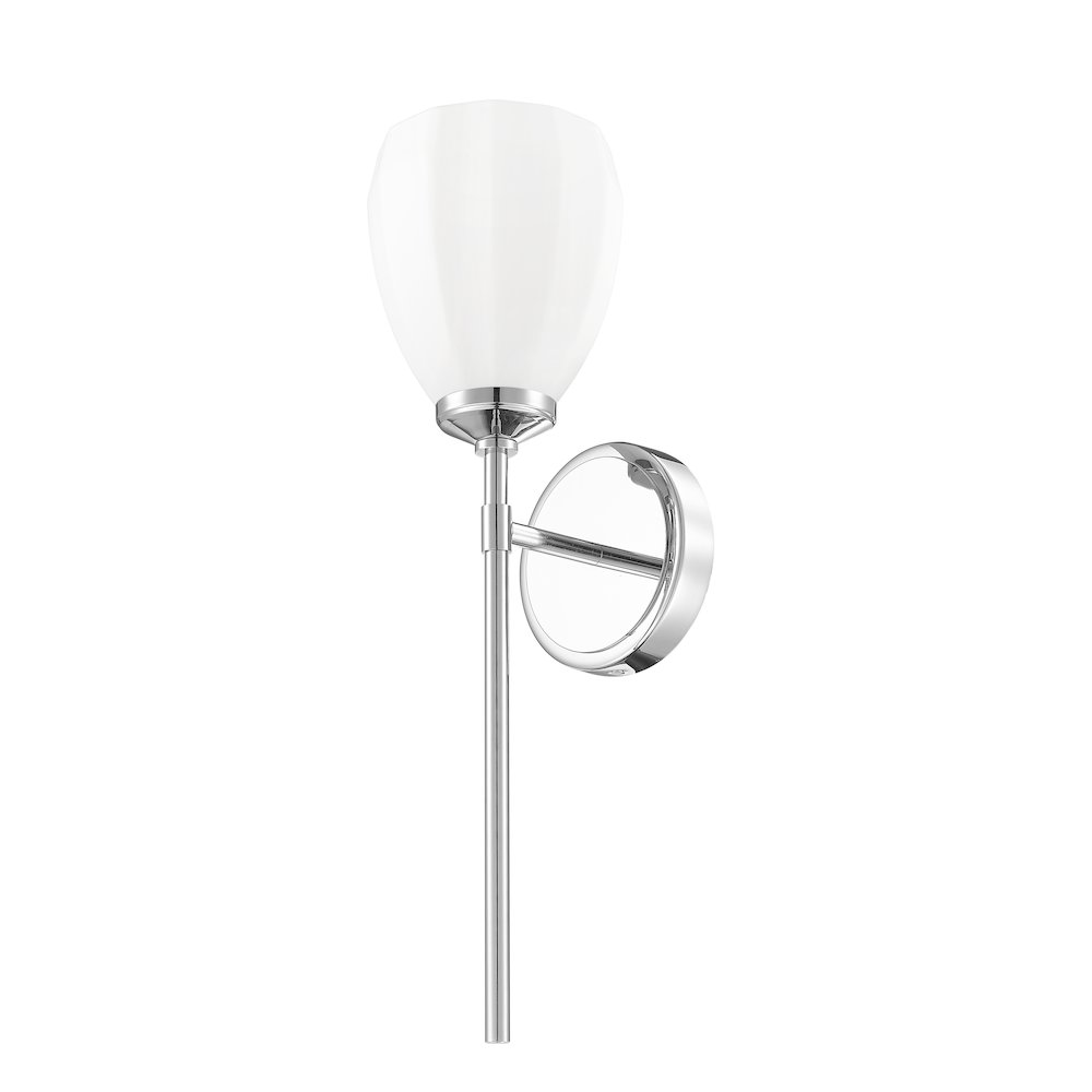 Z-Lite Oren 1 Light Wall Sconce in Chrome  color, Steel frame. Picture 5