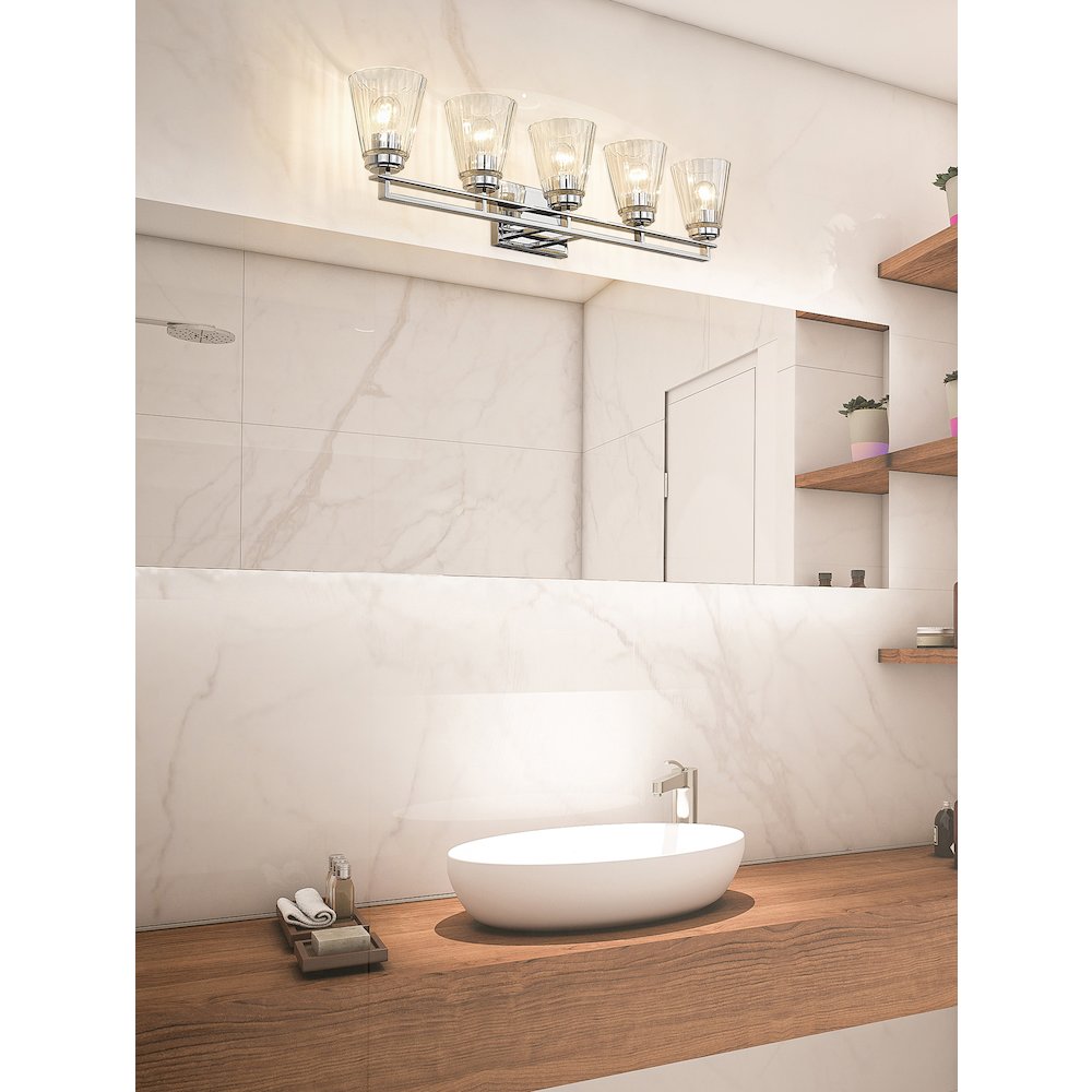 Z-Lite 5 Light Vanity. Picture 6