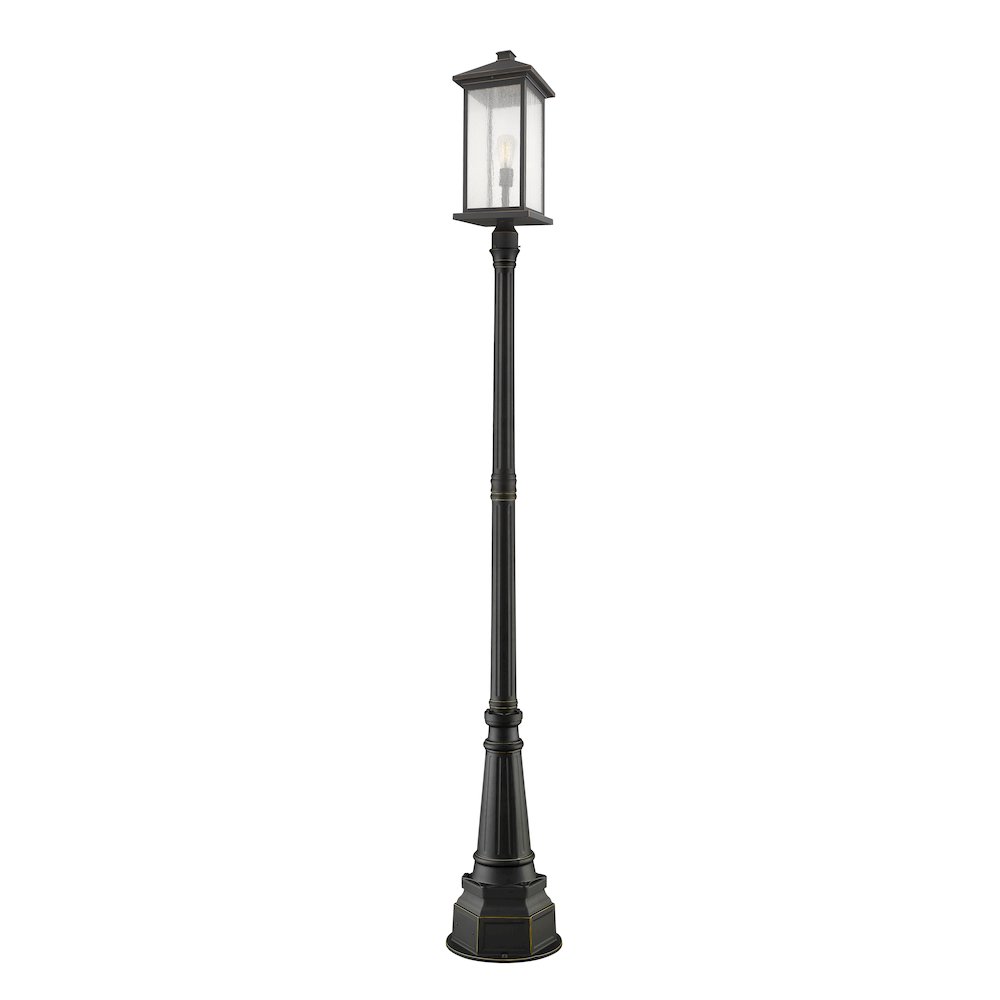 Z-Lite 1 Light Outdoor Post Mounted Fixture. Picture 1