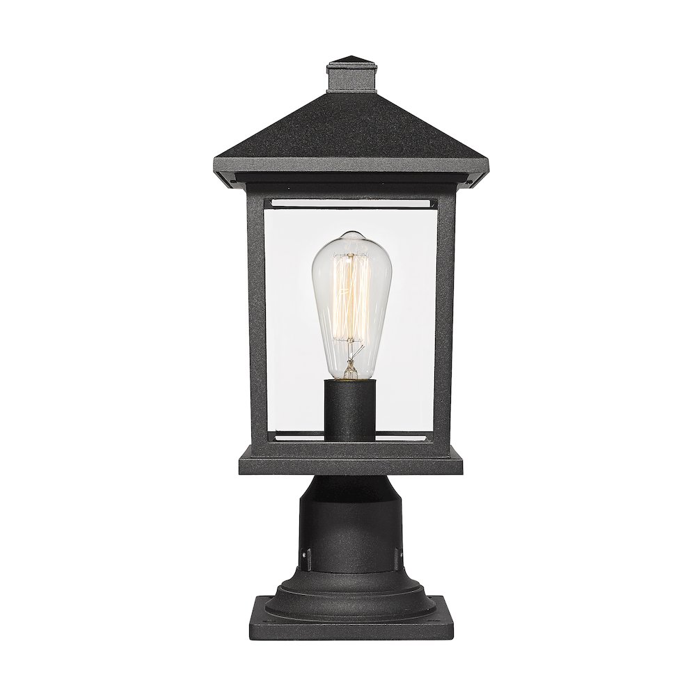 Z-Lite 1 Light Outdoor Pier Mounted Fixture. Picture 2