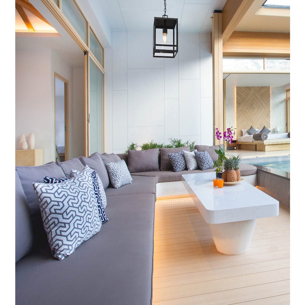 Z-Lite 1 Light Outdoor Chain Mount Ceiling Fixture. Picture 7
