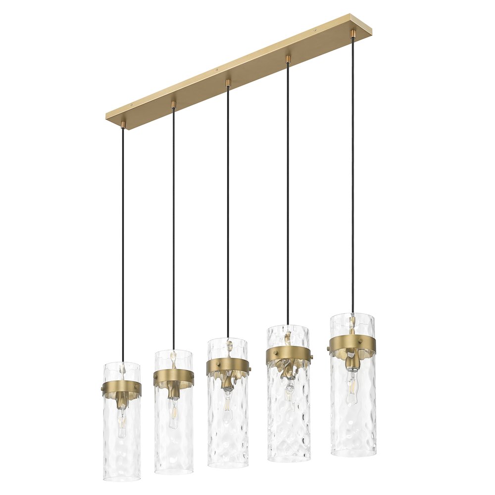Z-Lite 5 Light Linear Chandelier. Picture 5