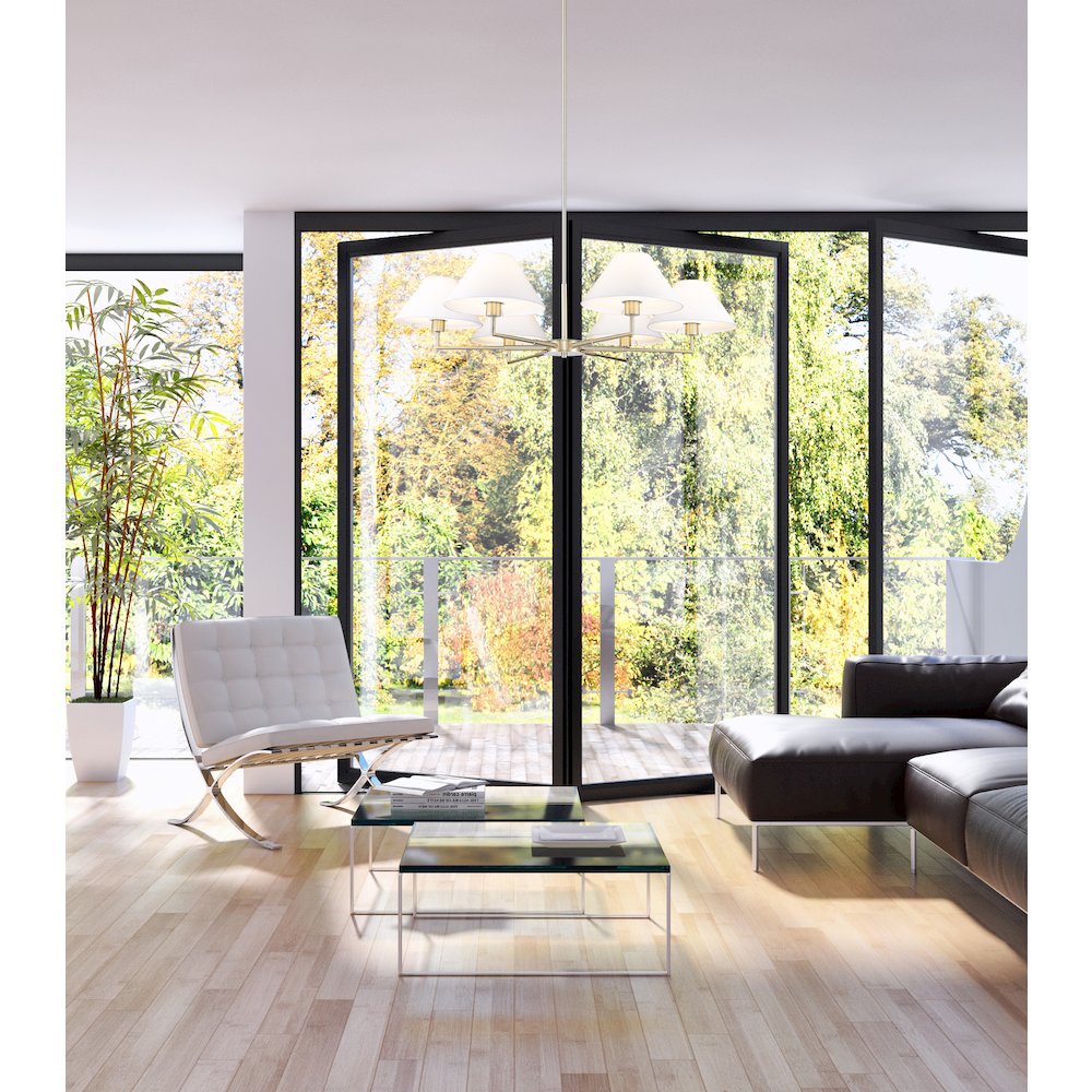 Z-Lite 6 Light Chandelier. Picture 6