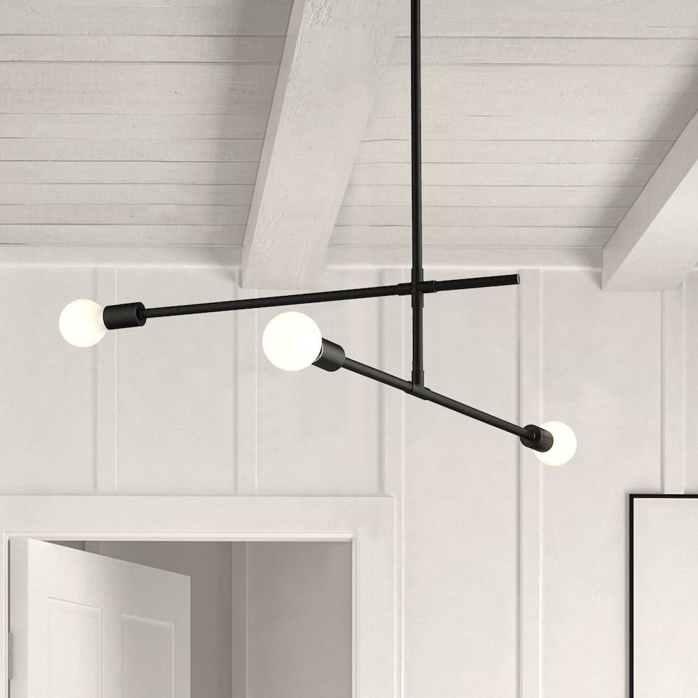 Z-Lite 3 Light Chandelier. Picture 6