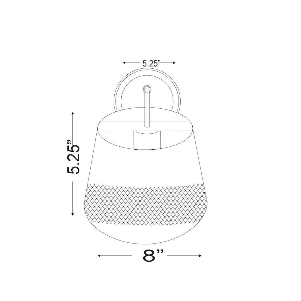 Z-Lite 1 Light Wall Sconce. Picture 8