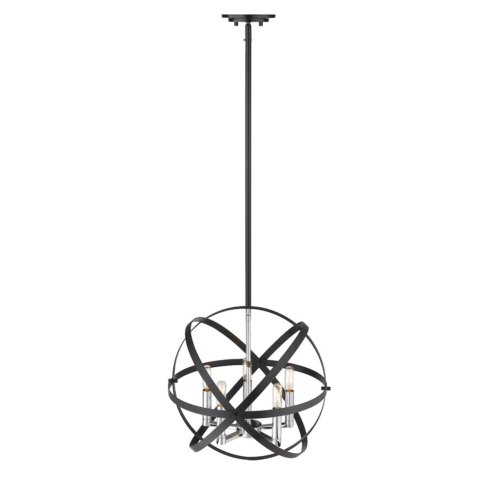 Z-Lite 5 Light Pendant. Picture 3