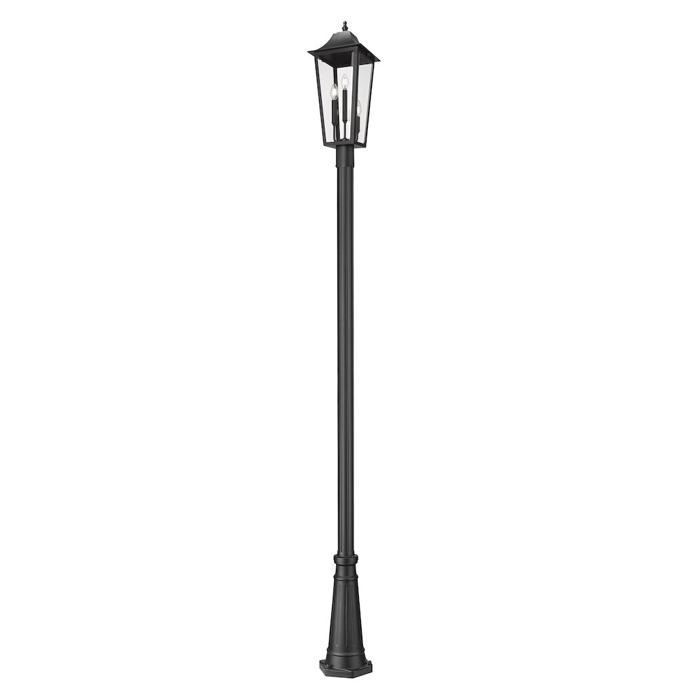 Z-Lite 3 Light Outdoor Post Mounted Fixture. Picture 2
