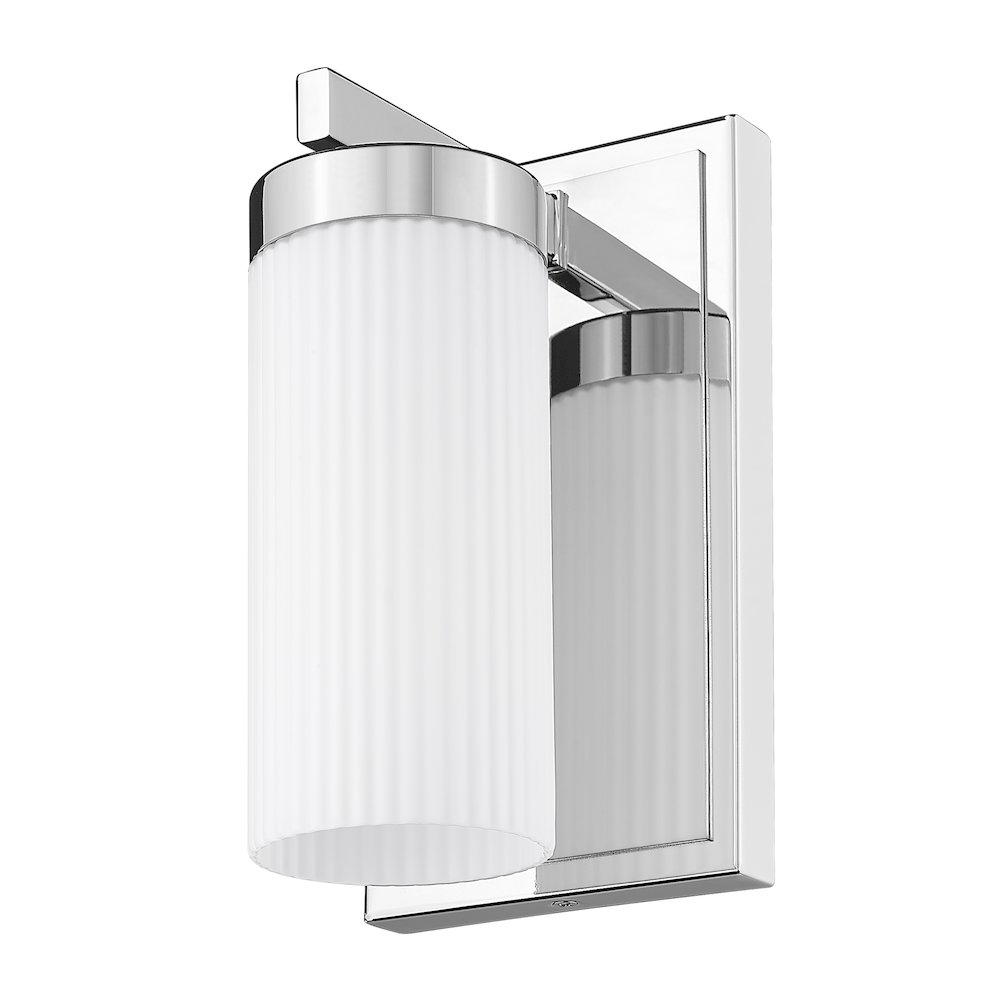 Z-Lite Danica 1 Light Wall Sconce in Chrome color, Steel frame. Picture 5