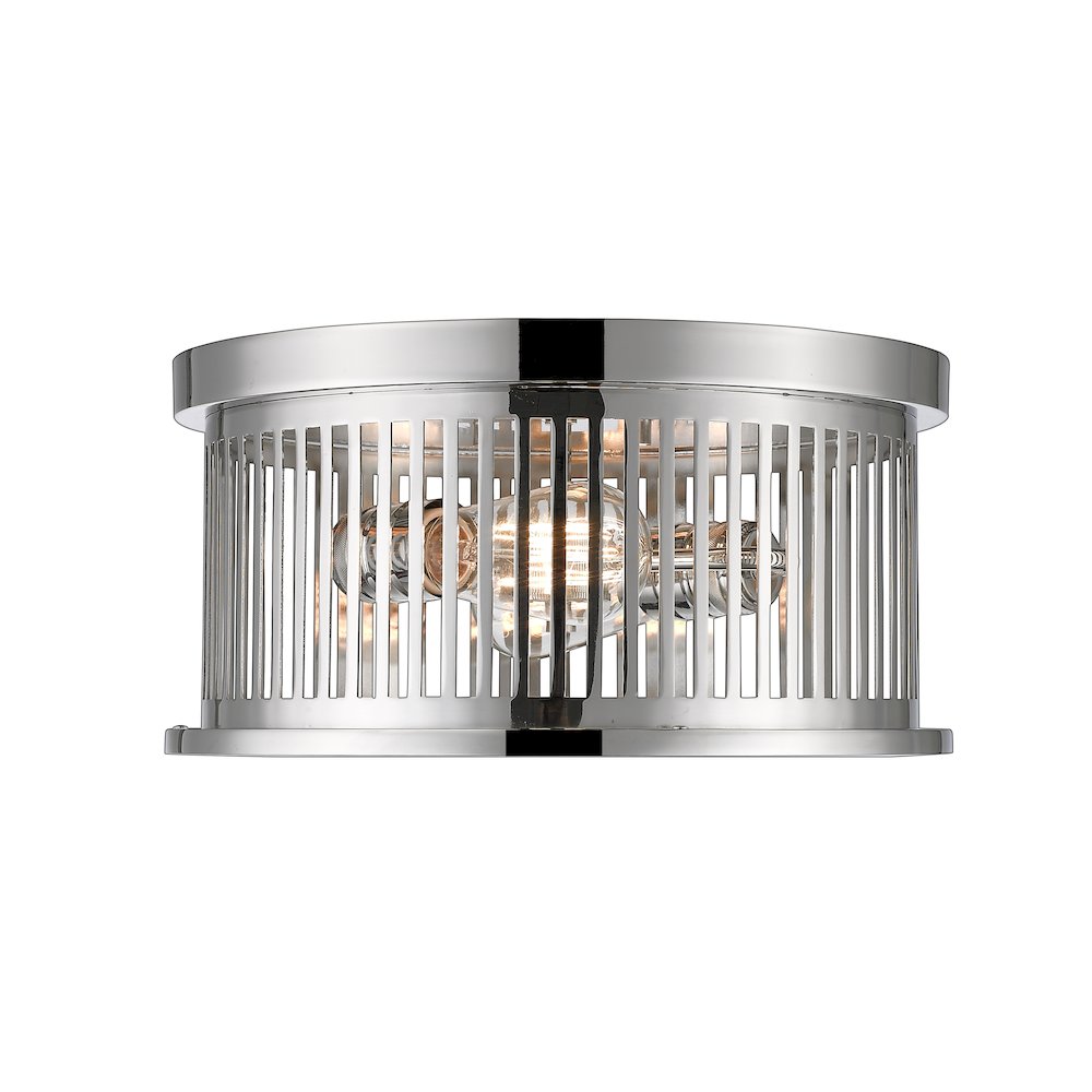Z-Lite 2 Light Flush Mount. Picture 1
