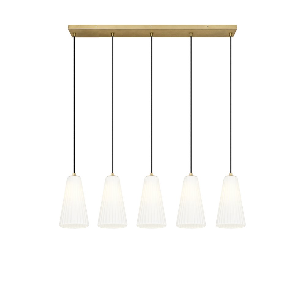 Z-Lite 5 Light Linear Chandelier. Picture 2