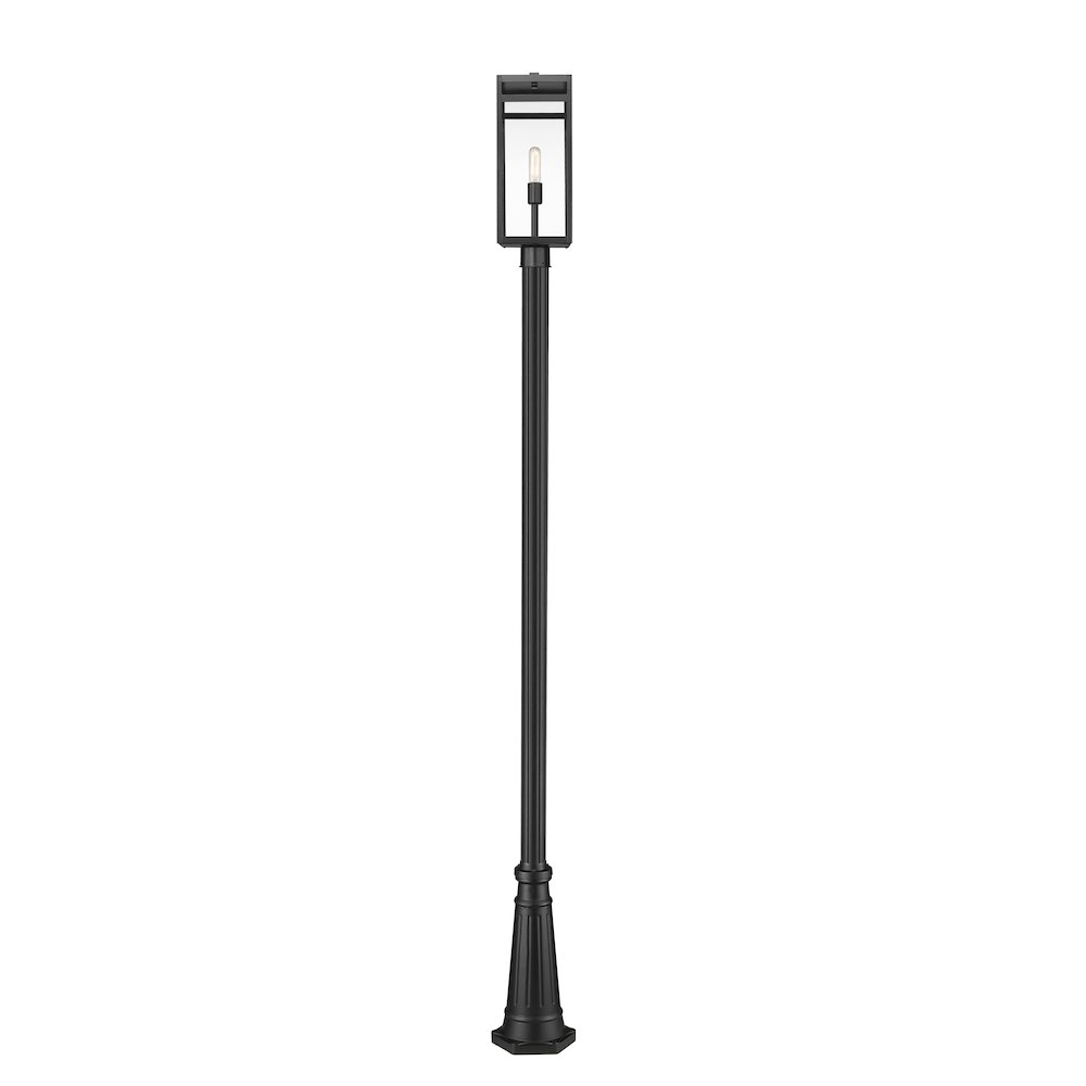 Z-Lite 1 Light Outdoor Post Mounted Fixture. Picture 2