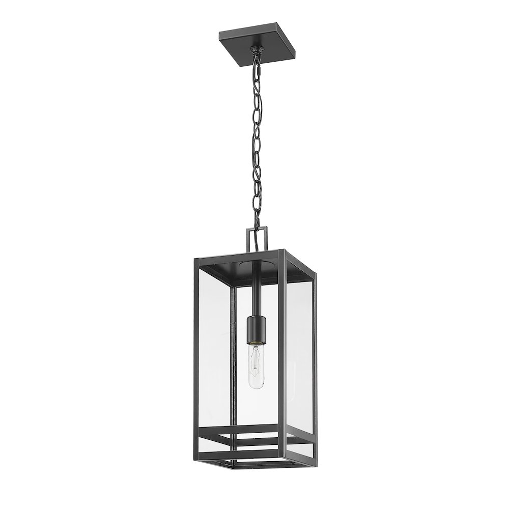 Z-Lite 1 Light Outdoor Chain Mount Ceiling Fixture. Picture 5