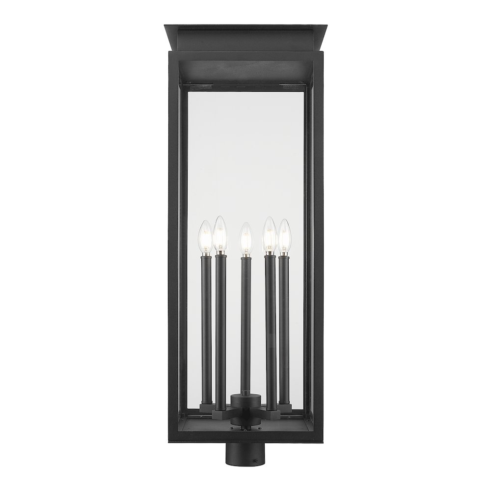 Z-Lite 5 Light Outdoor Post Mount Fixture. Picture 3